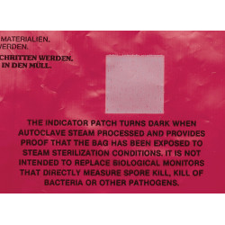 Bel-Art Clear Biohazard Disposal Bags with Warning Label; 1.5 mil Thick, 15-20 Gallon Capacity, Polypropylene (Pack of 100)