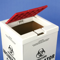 Bel-Art Polypropylene Cover for Biohazard Incinerator Disposal Carton F13205-0001