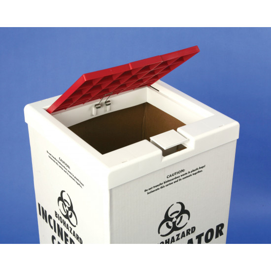 Bel-Art Polypropylene Cover for Biohazard Incinerator Disposal Carton F13205-0001