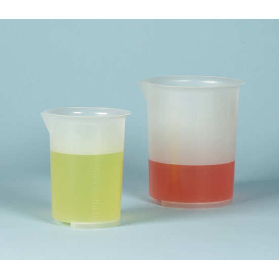 Bel-Art Large Volume 5000ml Polypropylene Graduated Beaker; 100ml Graduation Bel-Art Large Volume 5000ml Polypropylene Graduated Beaker; 100ml Graduation