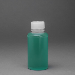 Bel-Art Precisionware Narrow-Mouth 125ml (4 oz) High-Density Polyethylene Bottles; Polypropylene Cap, 28mm Closure (Pack of 12)