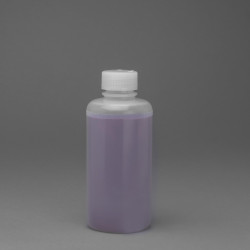 Bel-Art Precisionware Narrow-Mouth 250ml (8oz) High-Density Polyethylene Bottles; Polypropylene Cap, 28mm Closure (Pack of 12)