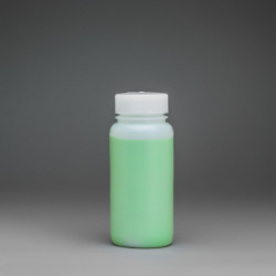Bel-Art Precisionware Wide-Mouth 250ml (8oz) High-Density Polyethylene Bottles; Polypropylene Cap, 45mm Closure (Pack of 12)