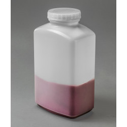 Bel-Art Polystormor Square Edge, Wide-Mouth 1000ml (32oz) Polyethylene Bottles; Polypropylene Cap, 53mm Closure (Pack of 6)