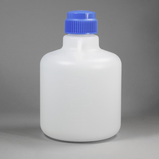 Bel-Art Autoclavable Polypropylene Carboy without Spigot; 10 Liters (2.6 Gallons) Bel-Art Autoclavable Polypropylene Carboy without Spigot; 10 Liters (2.6 Gallons)
