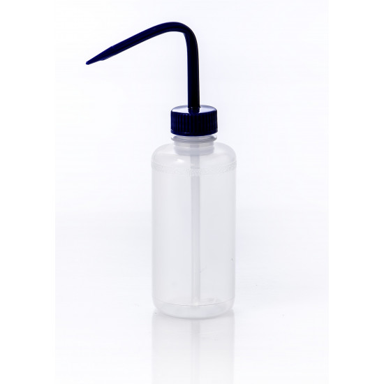 Bel-Art Narrow-Mouth 250ml (8oz) Polyethylene Wash Bottles; Blue Polypropylene Cap, 28mm Closure (Pack of 6) Bel-Art Narrow-Mouth 250ml (8oz) Polyethylene Wash Bottles; Blue Polypropylene Cap, 28mm Closure (Pack of 6)