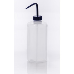 Bel-Art Narrow-Mouth 1000ml (32oz) Polyethylene Wash Bottles; Blue Polypropylene Cap, 38mm Closure (Pack of 4)