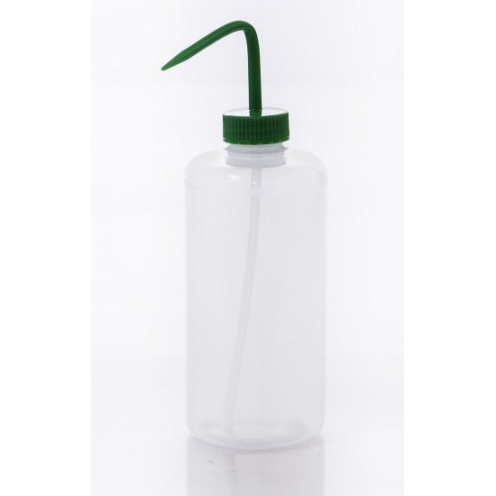 Bel-Art Narrow-Mouth 1000ml (32oz) Polyethylene Wash Bottles; Green Polypropylene Cap, 38mm Closure (Pack of 4) Bel-Art Narrow-Mouth 1000ml (32oz) Polyethylene Wash Bottles; Green Polypropylene Cap, 38mm Closure (Pack of 4)
