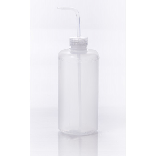 Bel-Art Narrow-Mouth 1000ml (32oz) Polyethylene Wash Bottles; Natural Polypropylene Cap, 38mm Closure (Pack of 12)