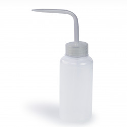Bel-Art Wide-Mouth 250ml (8oz) Polyethylene Wash Bottles; Natural Polypropylene Cap, 38mm Closure (Pack of 12)