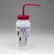 Bel-Art Safety-Labeled 4-Color Acetone Wide-Mouth Wash Bottles; 500ml (16oz), Polyethylene w/Red Polypropylene Cap (Pack of 4) Bel-Art Safety-Labeled 4-Color Acetone Wide-Mouth Wash Bottles; 500ml (16oz), Polyethylene w/Red Polypropylene Cap (Pack of 4)