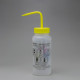 Bel-Art GHS Labeled Safety-Vented Dichloromethane Wash Bottles; 500ml (16oz), Polyethylene w/Yellow Polypropylene Cap (Pack of 4) Bel-Art GHS Labeled Safety-Vented Dichloromethane Wash Bottles; 500ml (16oz), Polyethylene w/Yellow Polypropylene Cap (Pack of 4)