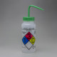 Bel-Art GHS Labeled Safety-Vented Ethyl Acetate Wash Bottles; 500ml (16oz), Polyethylene w/Green Polypropylene Cap (Pack of 4) Bel-Art GHS Labeled Safety-Vented Ethyl Acetate Wash Bottles; 500ml (16oz), Polyethylene w/Green Polypropylene Cap (Pack of 4)