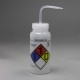 Bel-Art GHS Labeled Safety-Vented Machine Oil Wash Bottles; 500ml (16oz), Polyethylene w/Natural Polypropylene Cap (Pack of 4) Bel-Art GHS Labeled Safety-Vented Machine Oil Wash Bottles; 500ml (16oz), Polyethylene w/Natural Polypropylene Cap (Pack of 4)
