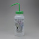 Bel-Art GHS Labeled Safety-Vented Methanol Wash Bottles; 500ml (16oz), Polyethylene w/Green Polypropylene Cap (Pack of 4) Bel-Art GHS Labeled Safety-Vented Methanol Wash Bottles; 500ml (16oz), Polyethylene w/Green Polypropylene Cap (Pack of 4)