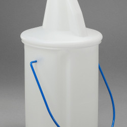 Bel-Art Cone Style Acid/Solvent Bottle Carrier; Holds One 2.5 Liter (5 Pint) Bottle, Polyethylene
