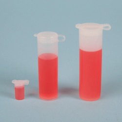 Bel-Art Sample 9.50ml Polyethylene Vials with Captive Closure (Pack of 12)
