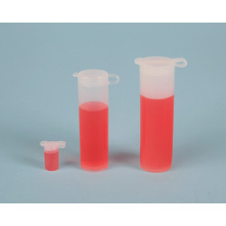 Bel-Art Sample 9.50ml Polyethylene Vials with Captive Closure (Pack of 12)