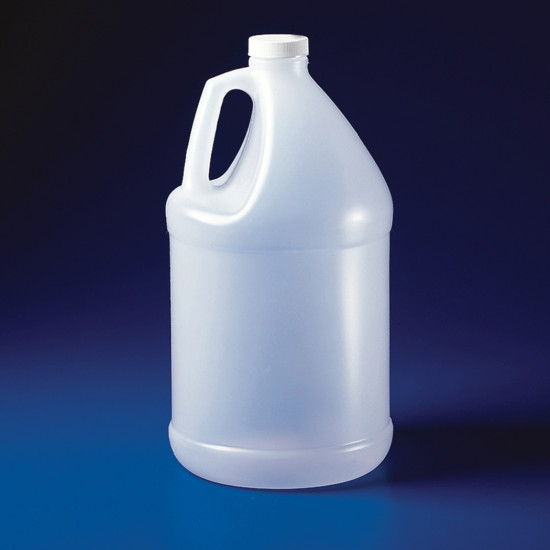Bel-Art Jug-Style 4 Liter (1 Gallon) Polyethylene Bottles with Handle; 38mm Closure (pack of 12) Bel-Art Jug-Style 4 Liter (1 Gallon) Polyethylene Bottles with Handle; 38mm Closure (pack of 12)