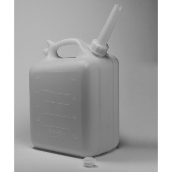 Bel-Art Polyethylene Jerrican; 10 Liters (2.5 Gallons), Screw Cap, ¾ in. I.D. Spout Bel-Art Polyethylene Jerrican; 10 Liters (2.5 Gallons), Screw Cap, ¾ in. I.D. Spout