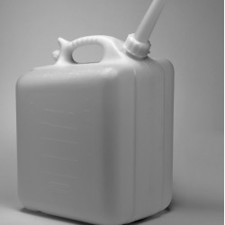 Bel-Art Polyethylene Jerrican; 20 Liters (5 Gallons), Screw Cap, ¾ in. I.D. Spout