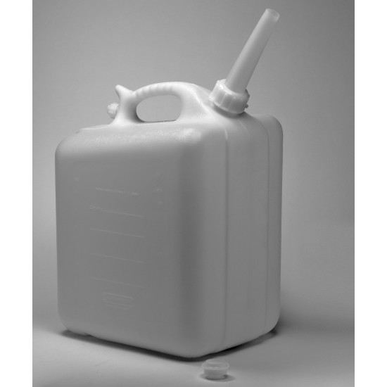Bel-Art Polyethylene Jerrican; 20 Liters (5 Gallons), Screw Cap, ¾ in. I.D. Spout Bel-Art Polyethylene Jerrican; 20 Liters (5 Gallons), Screw Cap, ¾ in. I.D. Spout