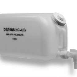 Bel-Art Polyethylene Dispensing Jug; 20 Liters (5 Gallons), Polyethylene Spigot