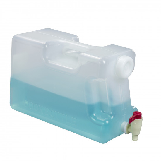 Bel-Art Polypropylene Book Bottle with Spigot; 10 Liters (2.5 Gallons), 6¹/₂ x 9¹/₂ x 14³/₄ in. Bel-Art Polypropylene Book Bottle with Spigot; 10 Liters (2.5 Gallons), 6¹/₂ x 9¹/₂ x 14³/₄ in.