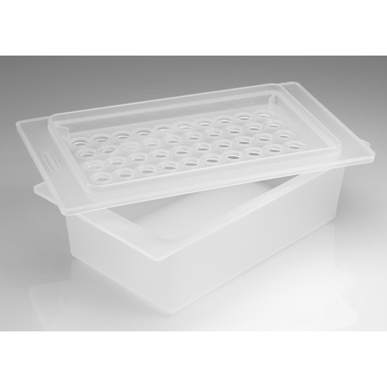 Bel-Art Microcentrifuge Tube Ice Rack/Tray; For 1.5ml Tubes, 50 Places Bel-Art Microcentrifuge Tube Ice Rack/Tray; For 1.5ml Tubes, 50 Places