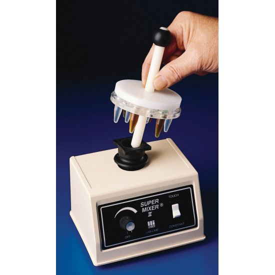 Bel-Art Polypropylene Vortexer Attachment for Microcentrifuge Tubes; For 1.5ml Tubes, 8 Places