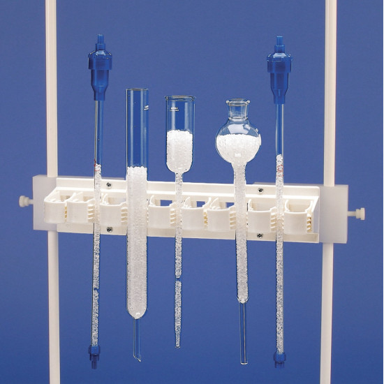 Bel-Art Chromatography Column Holder; 12¼ x 2½ in. for up to 8 1³⁄₁₆ in. Columns Bel-Art Chromatography Column Holder; 12¼ x 2½ in. for up to 8 1³⁄₁₆ in. Columns