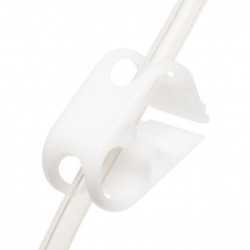 Bel-Art Acetal Mid-Range Plastic Tubing Clamps; For ⅛ to ⁷⁄₁₆ in. O.D. Tubing (Pack of 12)