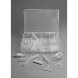 Bel-Art 28-Piece Plastic Fitting Kit