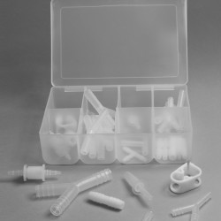 Bel-Art 28-Piece Plastic Fitting Kit
