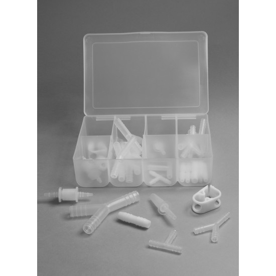 Bel-Art 28-Piece Plastic Fitting Kit