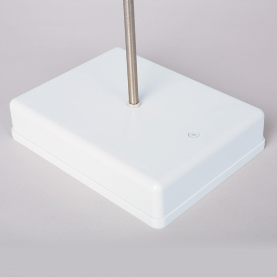 Bel-Art Polypropylene Compact Support Stand; 8¼ x 6¼ in. x 1¾ in. Base, 3/8 in. x 19¾ in. Rod Bel-Art Polypropylene Compact Support Stand; 8¼ x 6¼ in. x 1¾ in. Base, 3/8 in. x 19¾ in. Rod