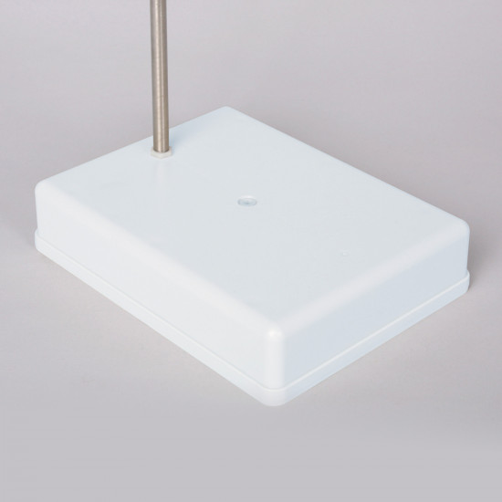 Bel-Art Polypropylene Compact Support Stand; 8¼ x 6¼ in. x 1¾ in. Base, 3/8 in. x 19¾ in. Rod Bel-Art Polypropylene Compact Support Stand; 8¼ x 6¼ in. x 1¾ in. Base, 3/8 in. x 19¾ in. Rod