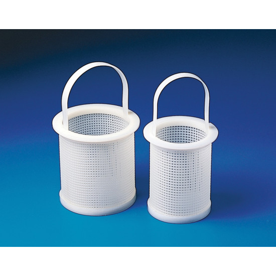 Bel-Art Polyethylene Straining Basket; 5 in. O.D., 4¼ in. I.D., 5 in. Height