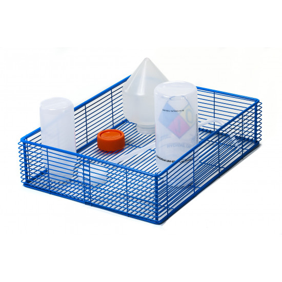 Bel-Art Poxygrid Steel Wire Basket; 14 x 11 x 3½ in. Bel-Art Poxygrid Steel Wire Basket; 14 x 11 x 3½ in.