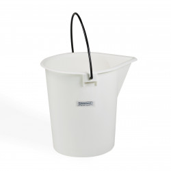 Bel-Art Heavy-Duty 15 Liter Pail; Polyethylene Bucket, 13 in. H x 11 in. I.D.