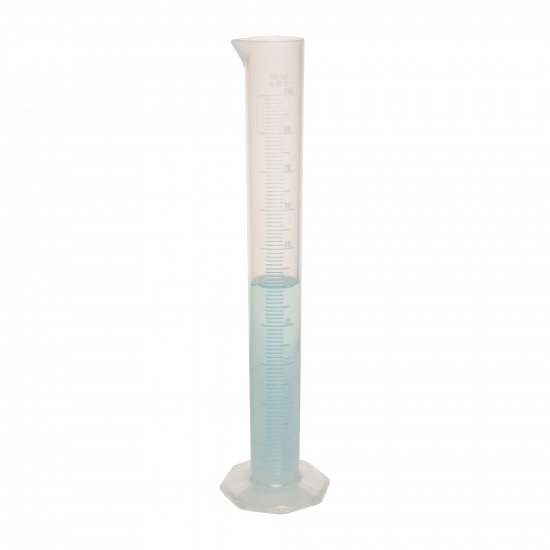 Bel-Art Single Scale 100ml Polypropylene Graduated Cylinder; 1.0ml Graduation Bel-Art Single Scale 100ml Polypropylene Graduated Cylinder; 1.0ml Graduation