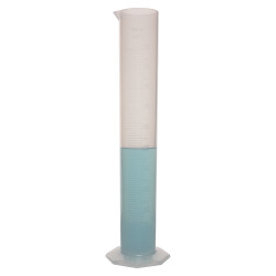 Bel-Art Single Scale 500ml Polypropylene Graduated Cylinder; 5.0ml Graduation