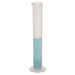 Bel-Art Single Scale 1000ml Polypropylene Graduated Cylinder; 10.0ml Graduation