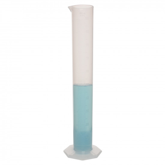 Bel-Art Single Scale 1000ml Polypropylene Graduated Cylinder; 10.0ml Graduation