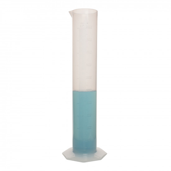 Bel-Art Single Scale 2000ml Polypropylene Graduated Cylinder; 20.0ml Graduation