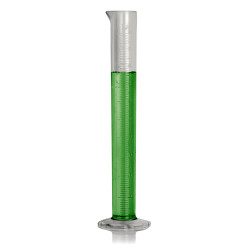 Bel-Art 100ml Clear TPX Graduated Cylinder; 1.0ml Graduation