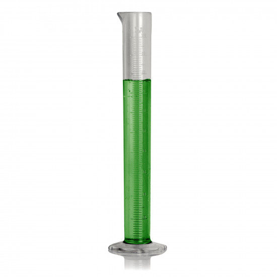 Bel-Art 100ml Clear TPX Graduated Cylinder; 1.0ml Graduation Bel-Art 100ml Clear TPX Graduated Cylinder; 1.0ml Graduation