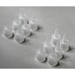 Bel-Art Replacement Polypropylene Tube Fittings; For ¼ to ⅜ in. I.D. Tubes (Pack of 12)