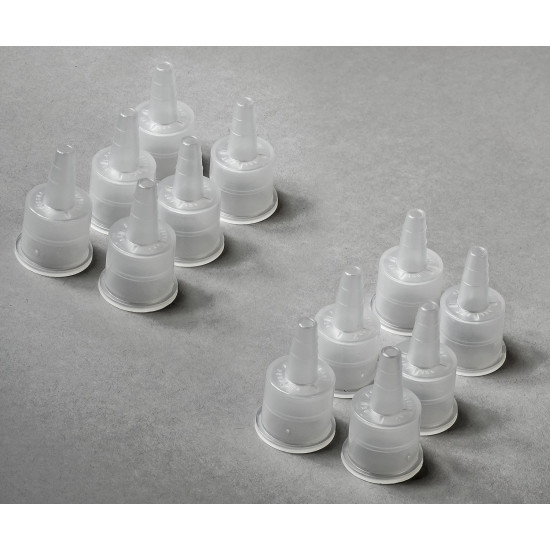 Bel-Art Replacement Polypropylene Tube Fittings; For ¼ to ⅜ in. I.D. Tubes (Pack of 12) Bel-Art Replacement Polypropylene Tube Fittings; For ¼ to ⅜ in. I.D. Tubes (Pack of 12)