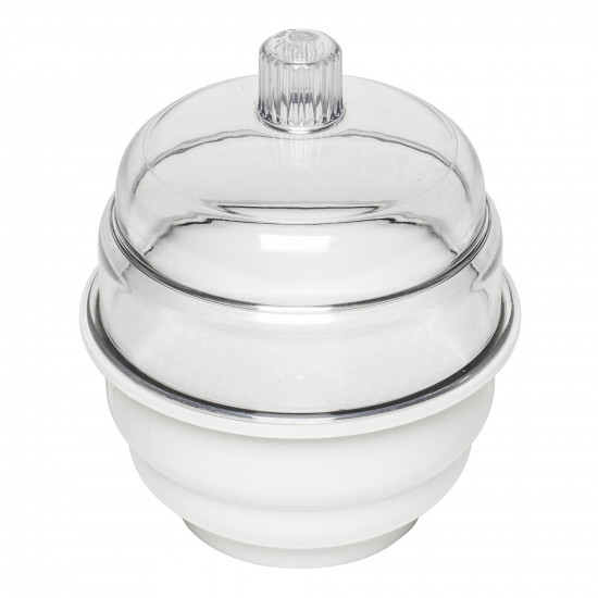 Bel-Art "Space Saver" Polycarbonate/Polypropylene Desiccator; 0.09 cu. ft. Bel-Art "Space Saver" Polycarbonate/Polypropylene Desiccator; 0.09 cu. ft.